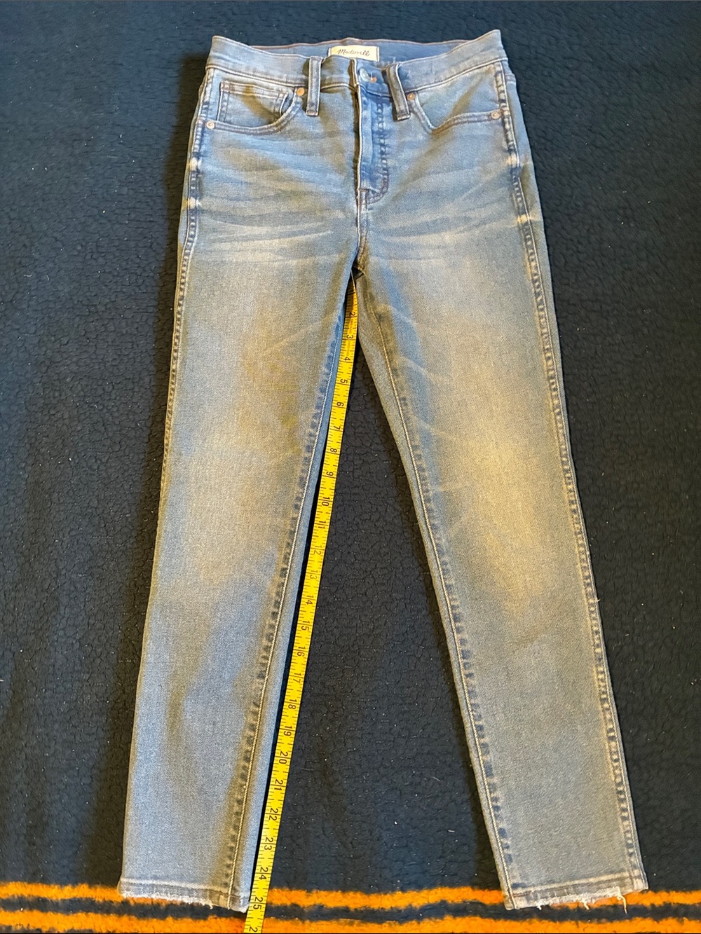 Madewell 10” high-rise skinny crop jeans